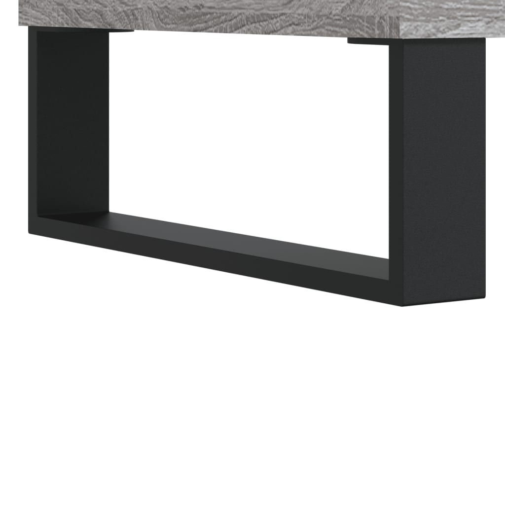 vidaXL Highboard gris Sonoma 69,5x34x180 cm en bois d'ingénierie