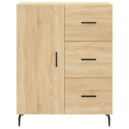 vidaXL Highboard Sonoma-Eiche 69,5x34x180 cm Holzwerkstoff