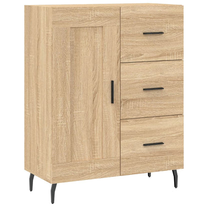 vidaXL Highboard Sonoma-Eiche 69,5x34x180 cm Holzwerkstoff