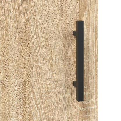 Highboard vidaXL chêne Sonoma 34,5x34x180 cm Aggloméré