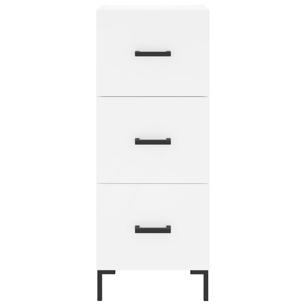 vidaXL Highboard Weiß 34,5x34x180 cm Holzwerkstoff