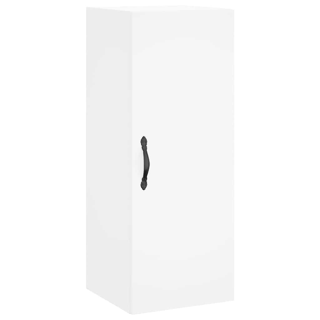 Highboard Weiß 34,5x34x180 cm Holzwerkstoff