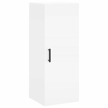 Highboard Weiß 34,5x34x180 cm Holzwerkstoff