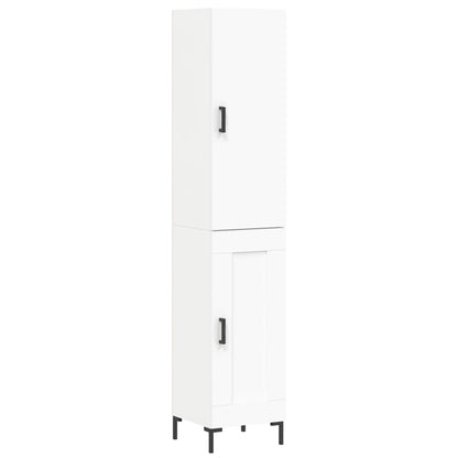 vidaXL Highboard Weiß 34,5x34x180 cm Holzwerkstoff