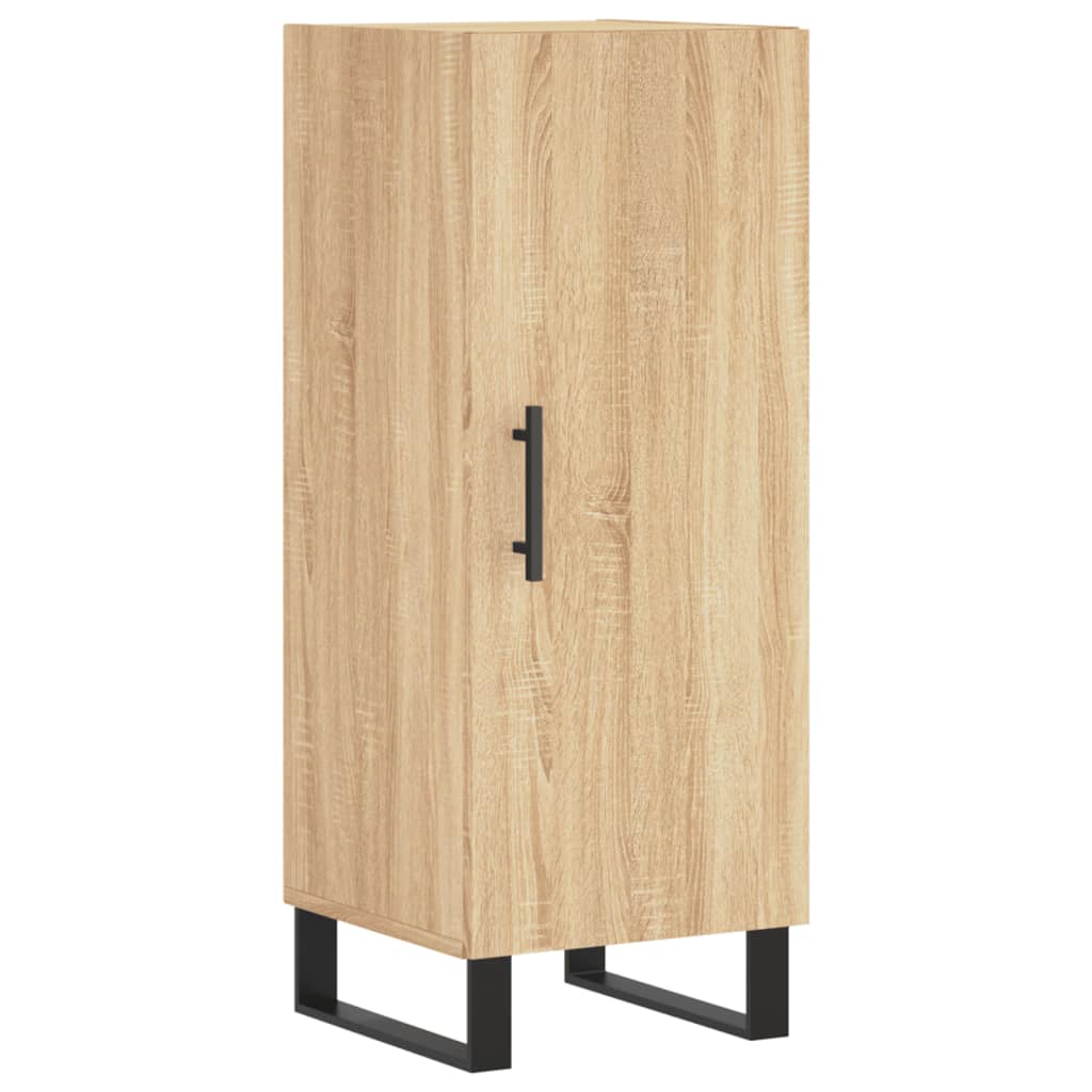 vidaXL Highboard Sonoma-Eiche 34,5x34x180 cm Holzwerkstoff