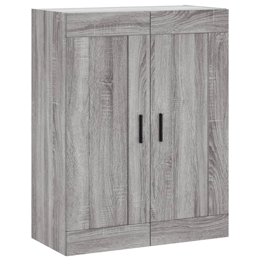 vidaXL Highboard gris Sonoma 69,5x34x180 cm en bois d'ingénierie