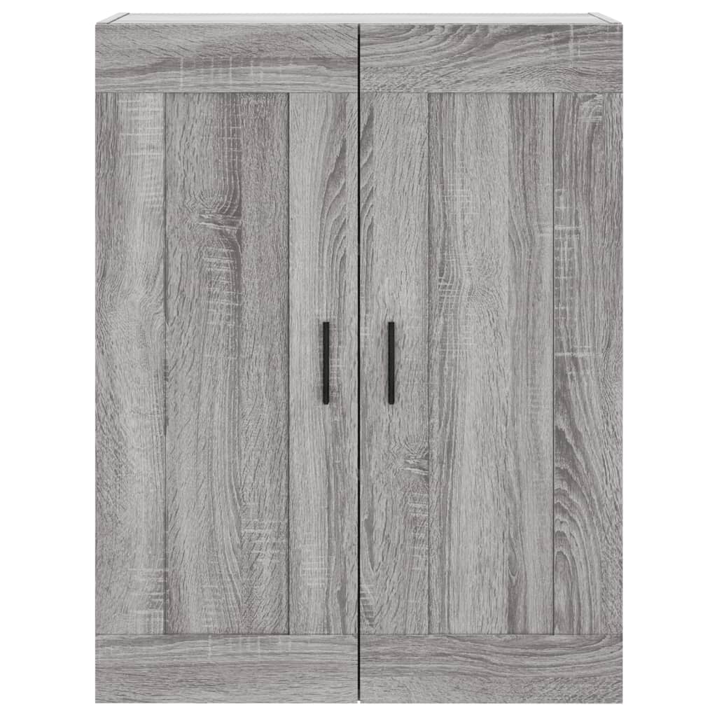 vidaXL Highboard gris Sonoma 69,5x34x180 cm en bois d'ingénierie