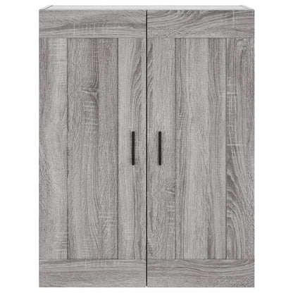 vidaXL Highboard gris Sonoma 69,5x34x180 cm en bois d'ingénierie