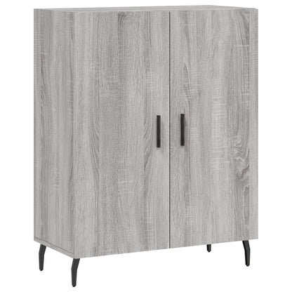 vidaXL Highboard gris Sonoma 69,5x34x180 cm en bois d'ingénierie