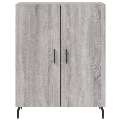 vidaXL Highboard gris Sonoma 69,5x34x180 cm en bois d'ingénierie