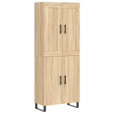 vidaXL Vaisselier chêne Sonoma 69,5x34x180 cm Aggloméré