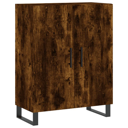 vidaXL Highboard Räuchereiche 69,5x34x180 cm Holzwerkstoff