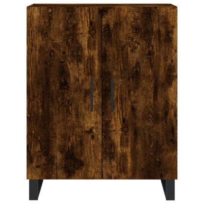 vidaXL Highboard Räuchereiche 69,5x34x180 cm Holzwerkstoff