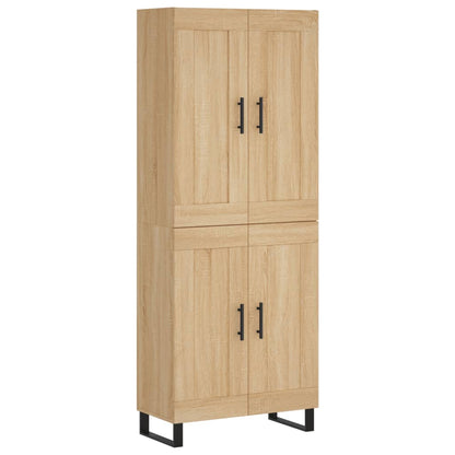 vidaXL Vaisselier chêne Sonoma 69,5x34x180 cm Aggloméré
