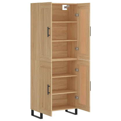 vidaXL Vaisselier chêne Sonoma 69,5x34x180 cm Aggloméré