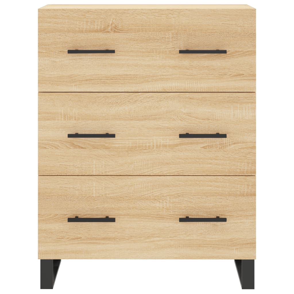 vidaXL Vaisselier chêne Sonoma 69,5x34x180 cm Aggloméré