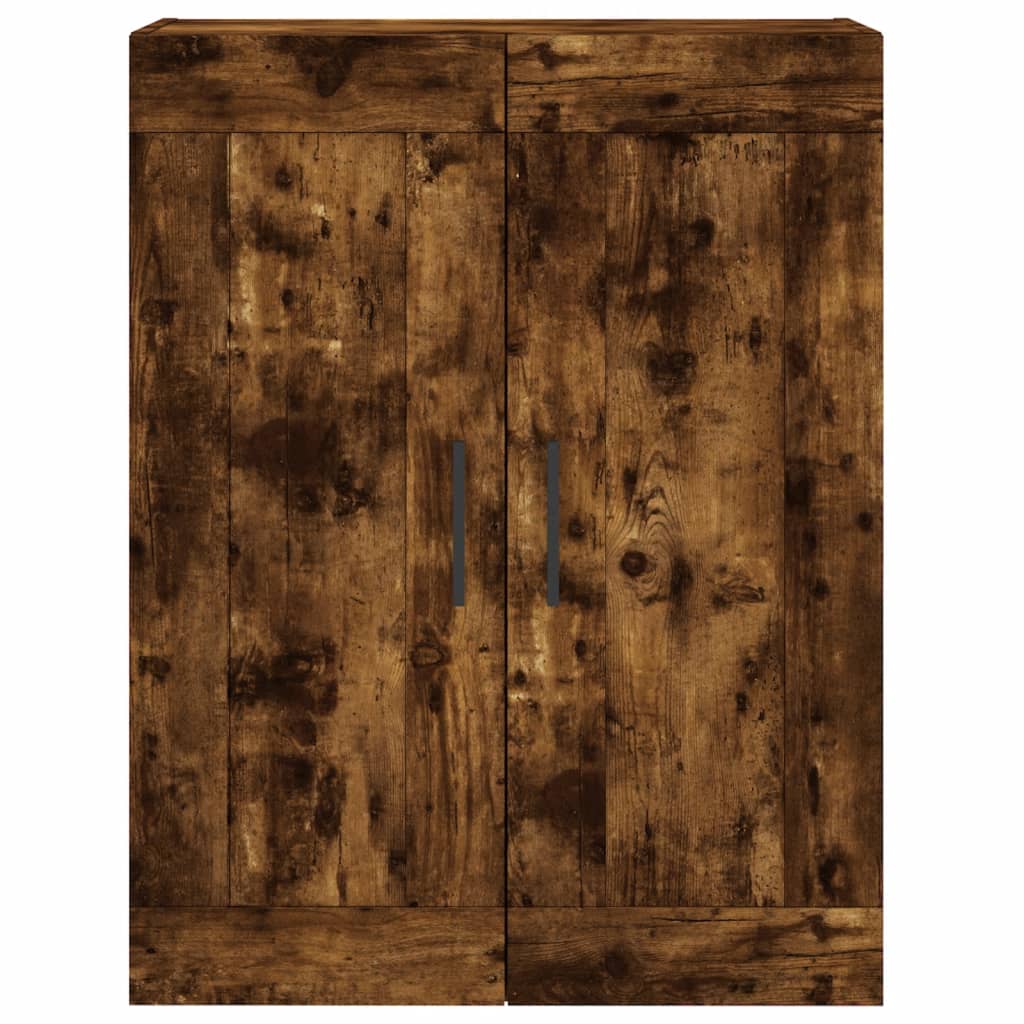 vidaXL Highboard Chêne fumé 69,5x34x180 cm Bois d'ingénierie