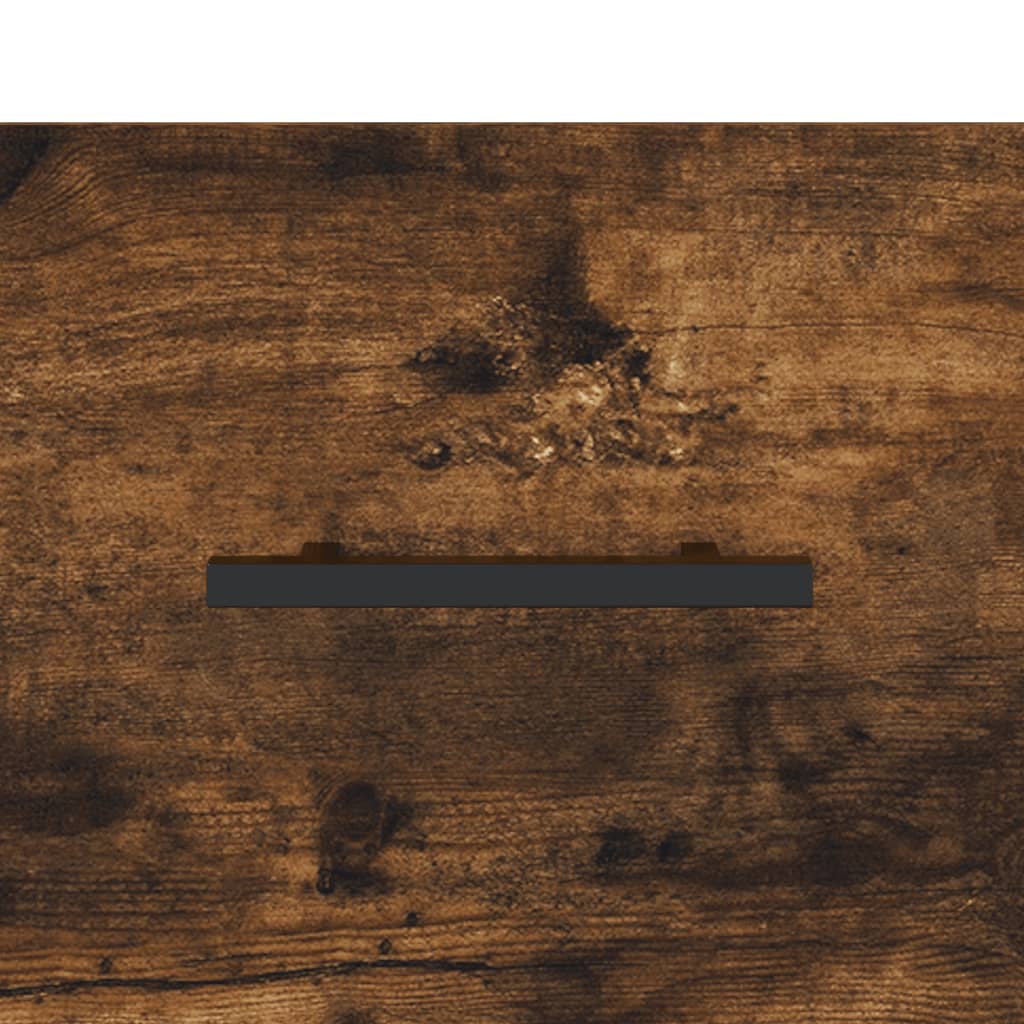 vidaXL Highboard Chêne Fumé 69,5x34x180 cm Bois d'ingénierie