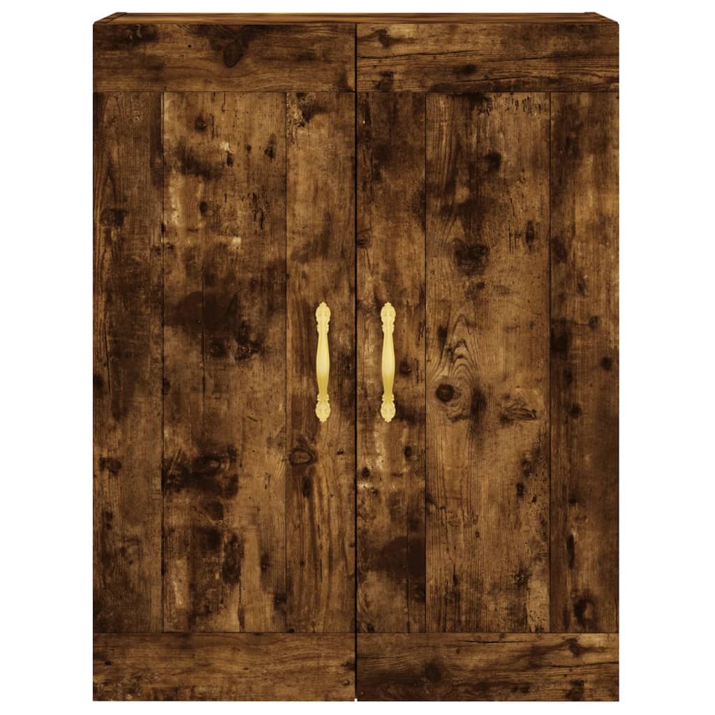vidaXL Highboard Räuchereiche 69,5x34x180 cm Holzwerkstoff