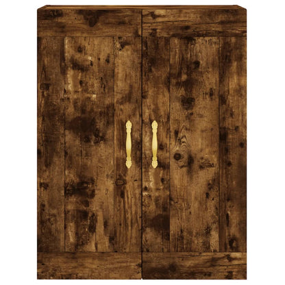 vidaXL Highboard Räuchereiche 69,5x34x180 cm Holzwerkstoff