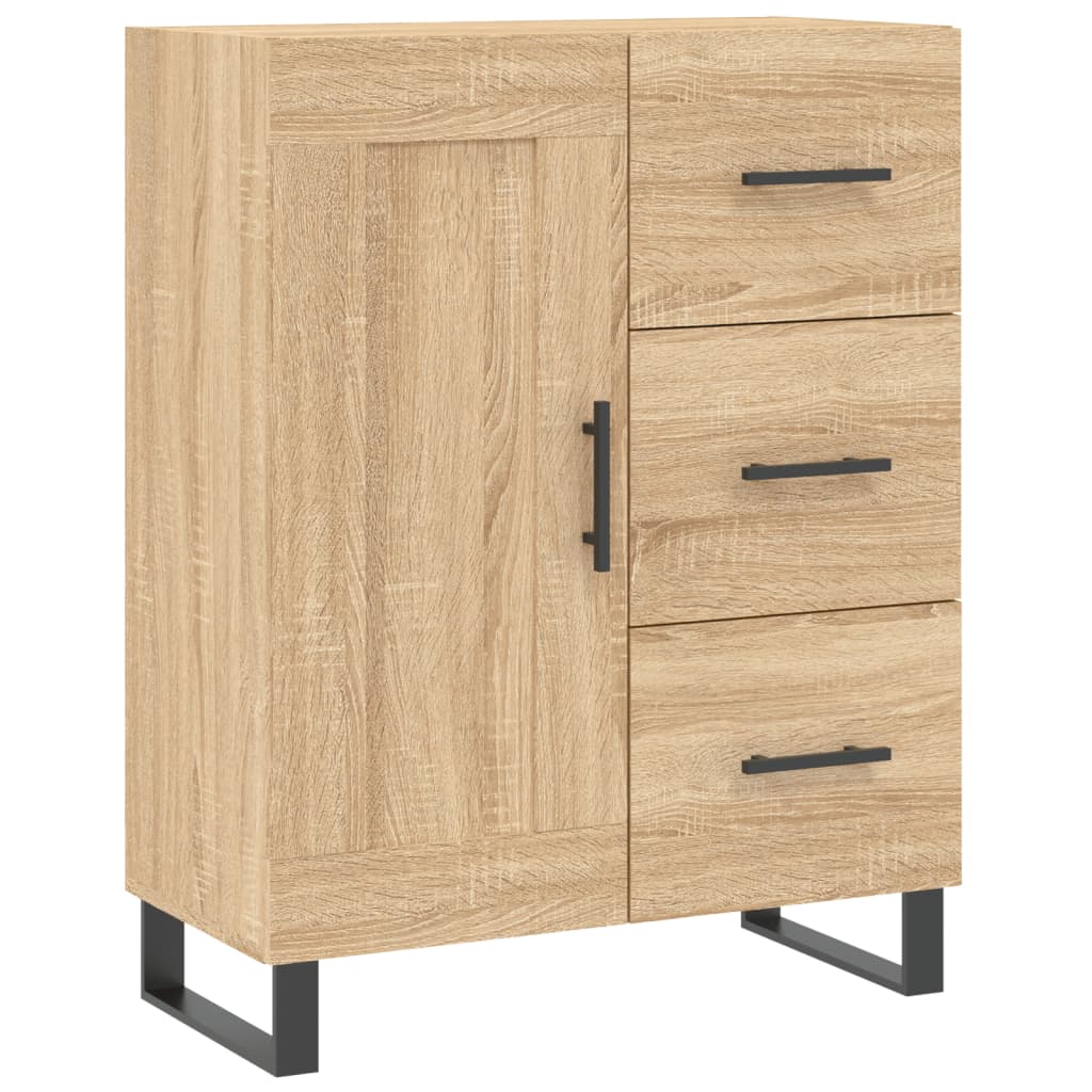 vidaXL Vaisselier chêne Sonoma 69,5x34x180 cm Aggloméré