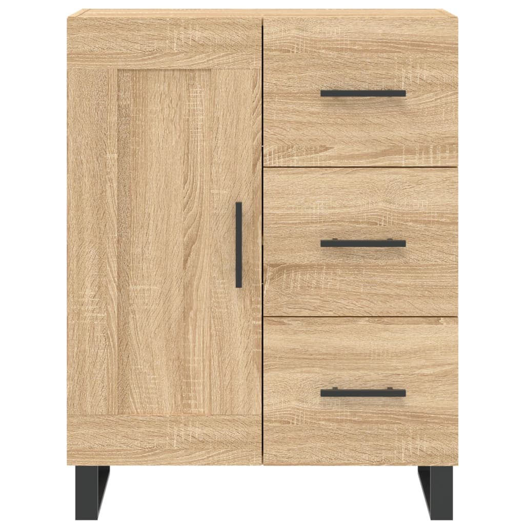 vidaXL Vaisselier chêne Sonoma 69,5x34x180 cm Aggloméré