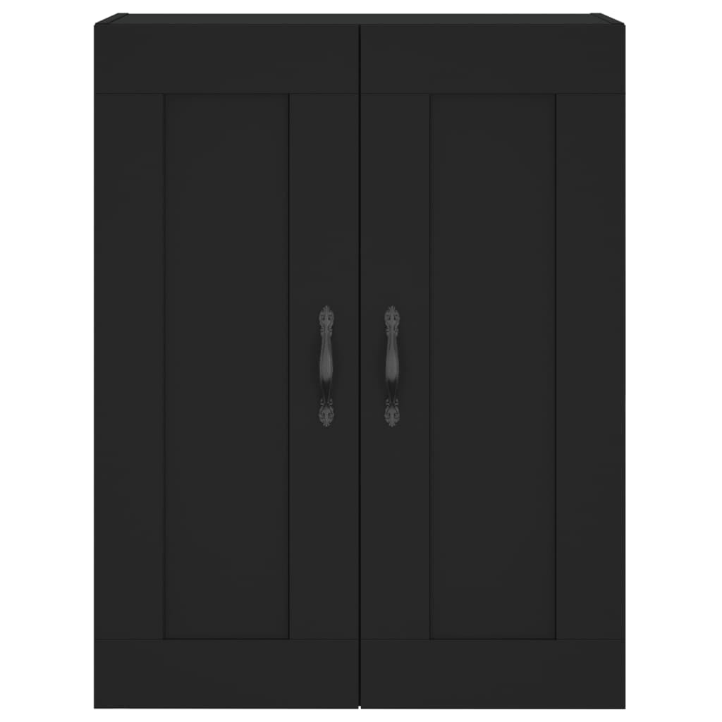 vidaXL Highboard Schwarz 69,5x34x180 cm Holzwerkstoff