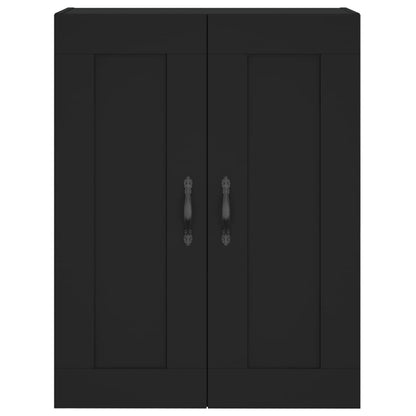 vidaXL Highboard Schwarz 69,5x34x180 cm Holzwerkstoff
