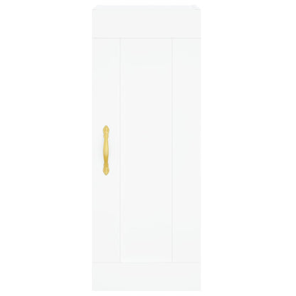 vidaXL Highboard Weiß 34,5x34x180 cm Holzwerkstoff