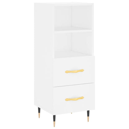 vidaXL Highboard Weiß 34,5x34x180 cm Holzwerkstoff