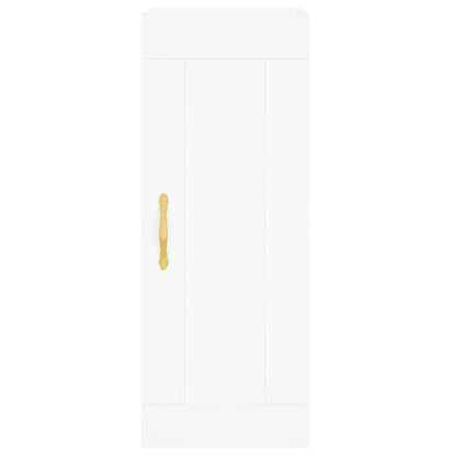 vidaXL Highboard Weiß 34,5x34x180 cm Holzwerkstoff