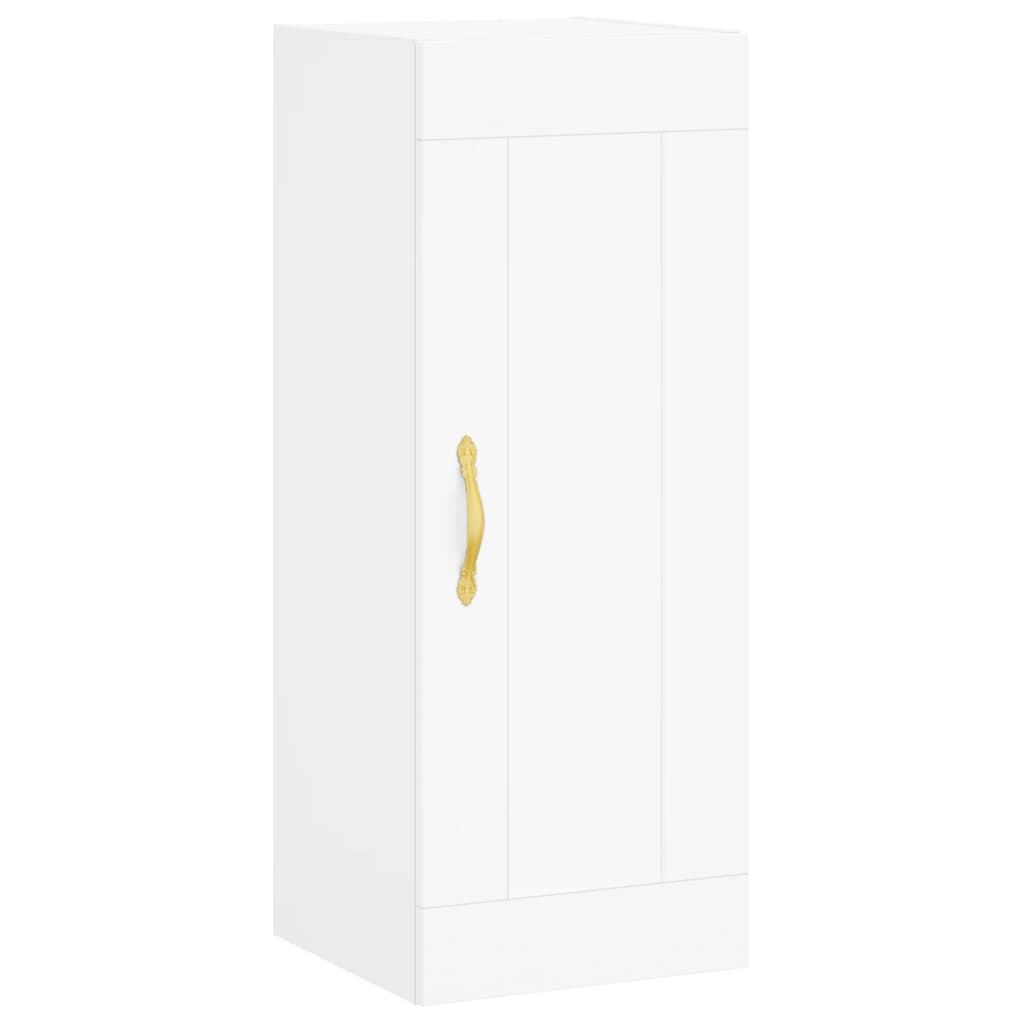 vidaXL Highboard Weiß 34,5x34x180 cm Holzwerkstoff