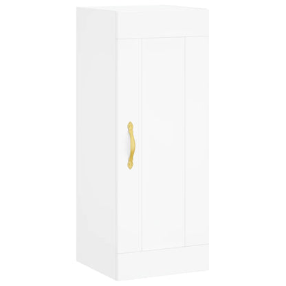 vidaXL Highboard Weiß 34,5x34x180 cm Holzwerkstoff