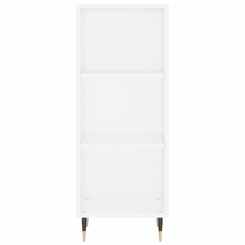 vidaXL Highboard Weiß 34,5x34x180 cm Holzwerkstoff