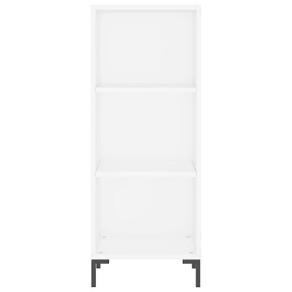 Highboard Weiß 34,5x34x180 cm Holzwerkstoff