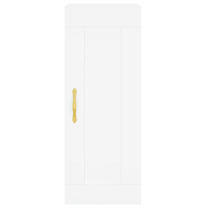 vidaXL Highboard Weiß 34,5x34x180 cm Holzwerkstoff