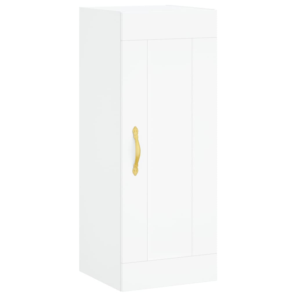 vidaXL Highboard Weiß 34,5x34x180 cm Holzwerkstoff