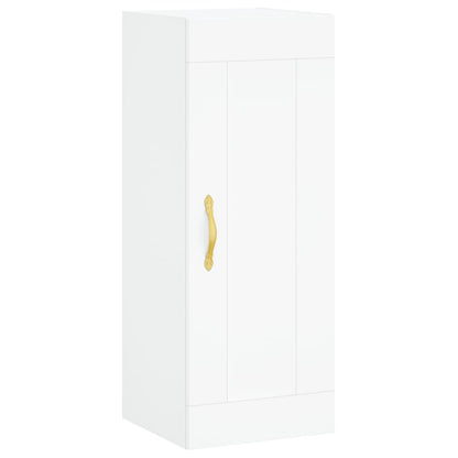 vidaXL Highboard Weiß 34,5x34x180 cm Holzwerkstoff