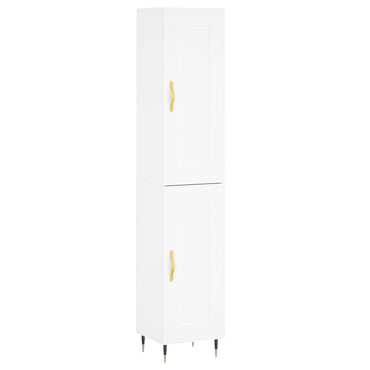 vidaXL Highboard Weiß 34,5x34x180 cm Holzwerkstoff