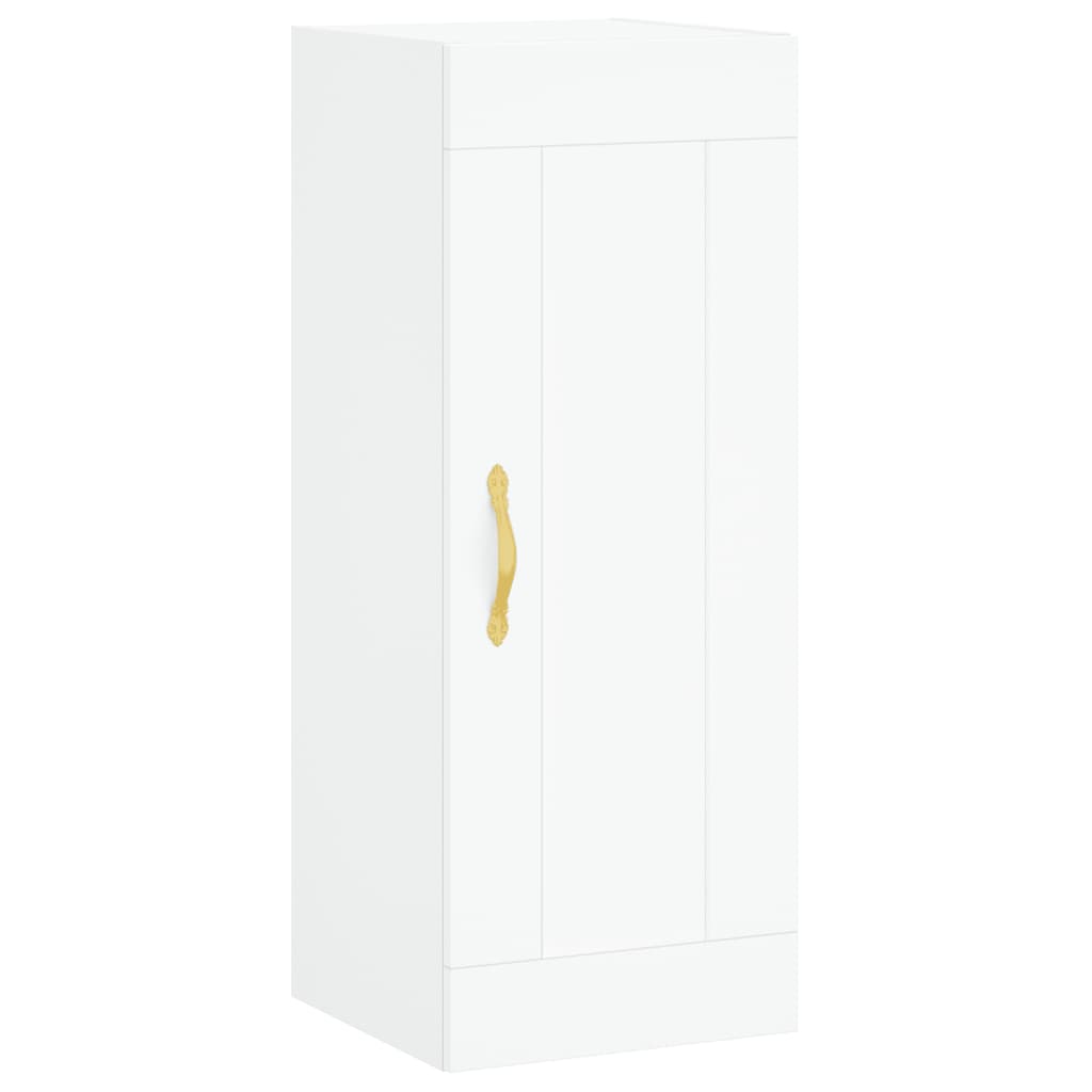 vidaXL Highboard Weiß 34,5x34x180 cm Holzwerkstoff