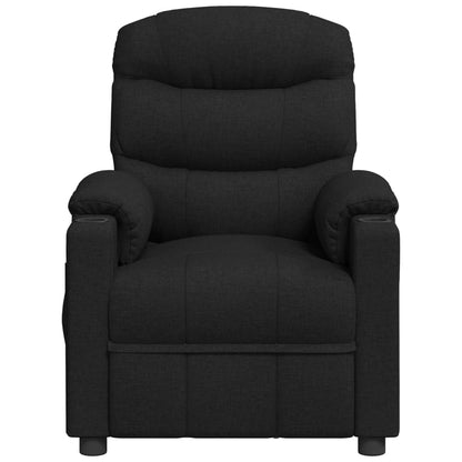 vidaXL Relaxsessel Elektrisch Schwarz Stoff