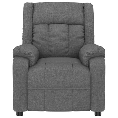 vidaXL Relaxsessel Elektrisch Dunkelgrau Stoff