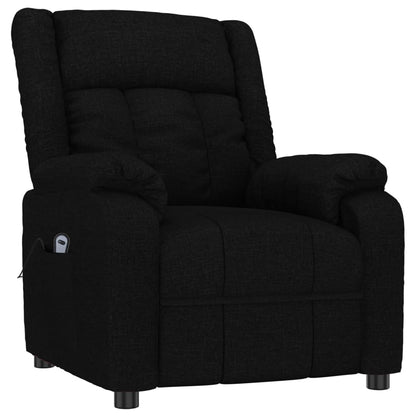 vidaXL Relaxsessel Elektrisch Schwarz Stoff