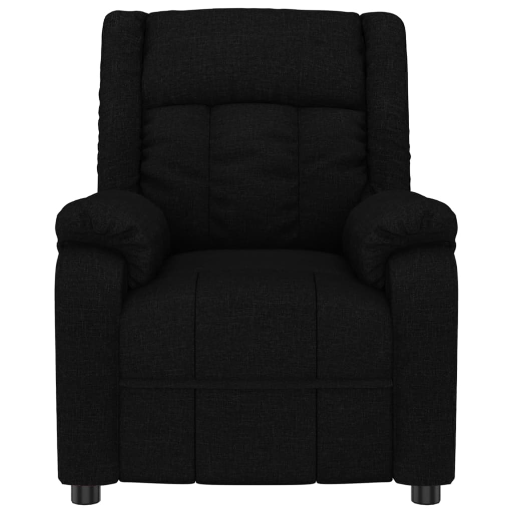 vidaXL Relaxsessel Elektrisch Schwarz Stoff
