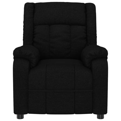 vidaXL Relaxsessel Elektrisch Schwarz Stoff