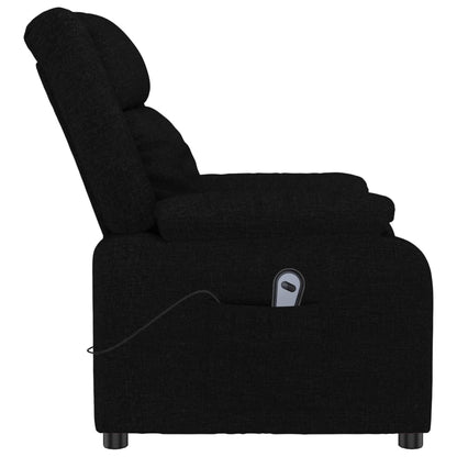 vidaXL Relaxsessel Elektrisch Schwarz Stoff