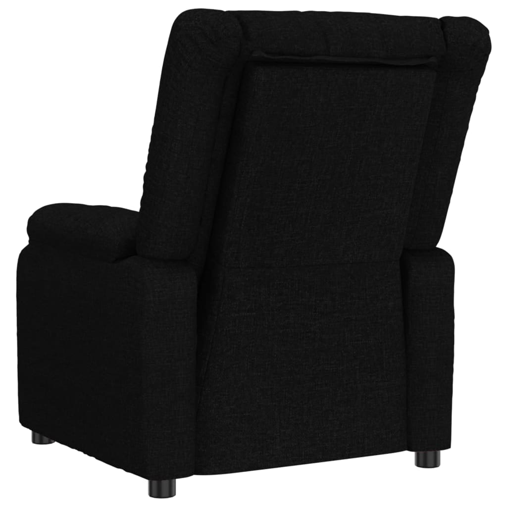 vidaXL Relaxsessel Elektrisch Schwarz Stoff