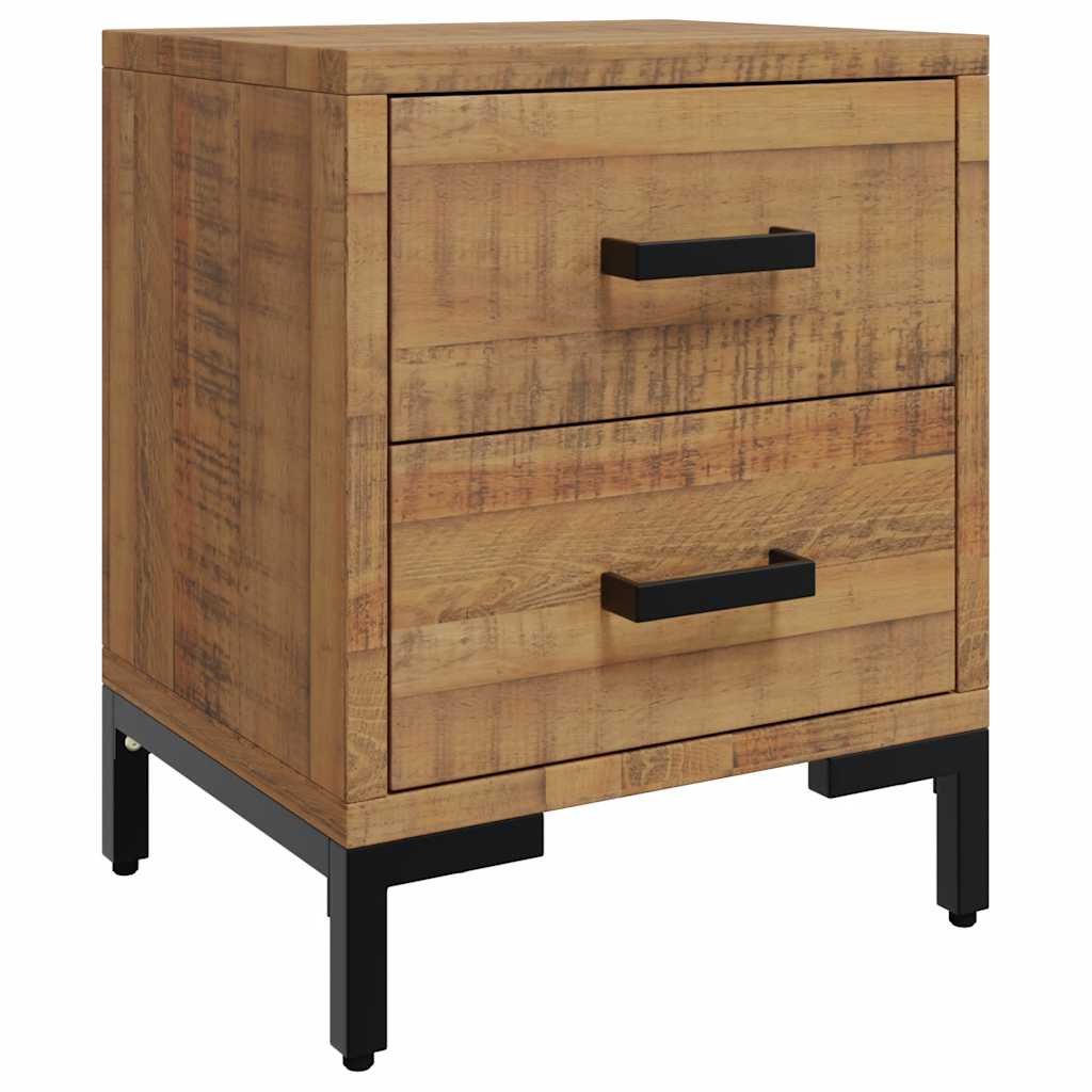 vidaXL Tables de chevet 2 pcs 36x30x45 cm bois de pin massif
