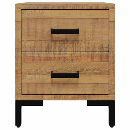 vidaXL Tables de chevet 2 pcs 36x30x45 cm bois de pin massif