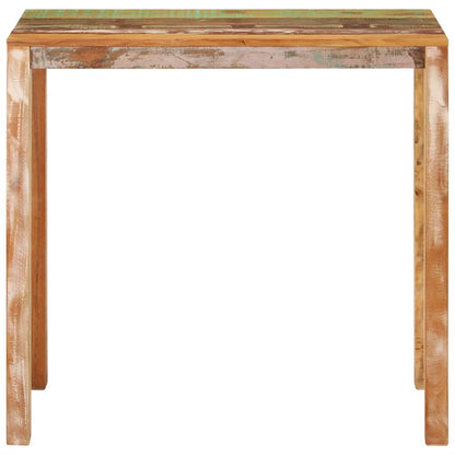 vidaXL Table de bar 112x55x108 cm bois de récupération massif